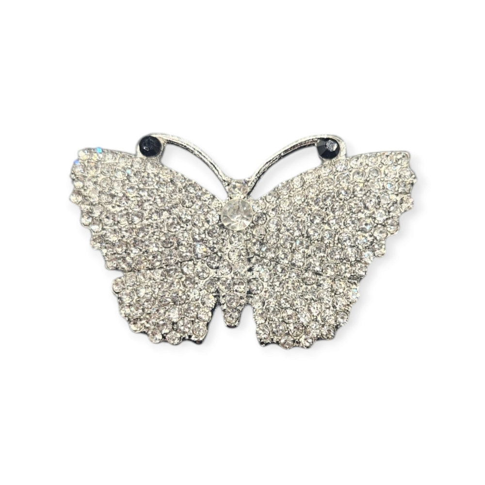 Crystal Butterfly Brooch